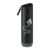 HidrateSpark Black Steel 21oz Straw Lid Bottle