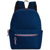 Good Value Navy Tri-Color Zipper Backpack