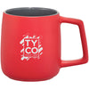 Leed's Red Sienna Ceramic Mug 14oz