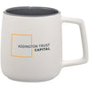 Leed's White Sienna Ceramic Mug 14oz