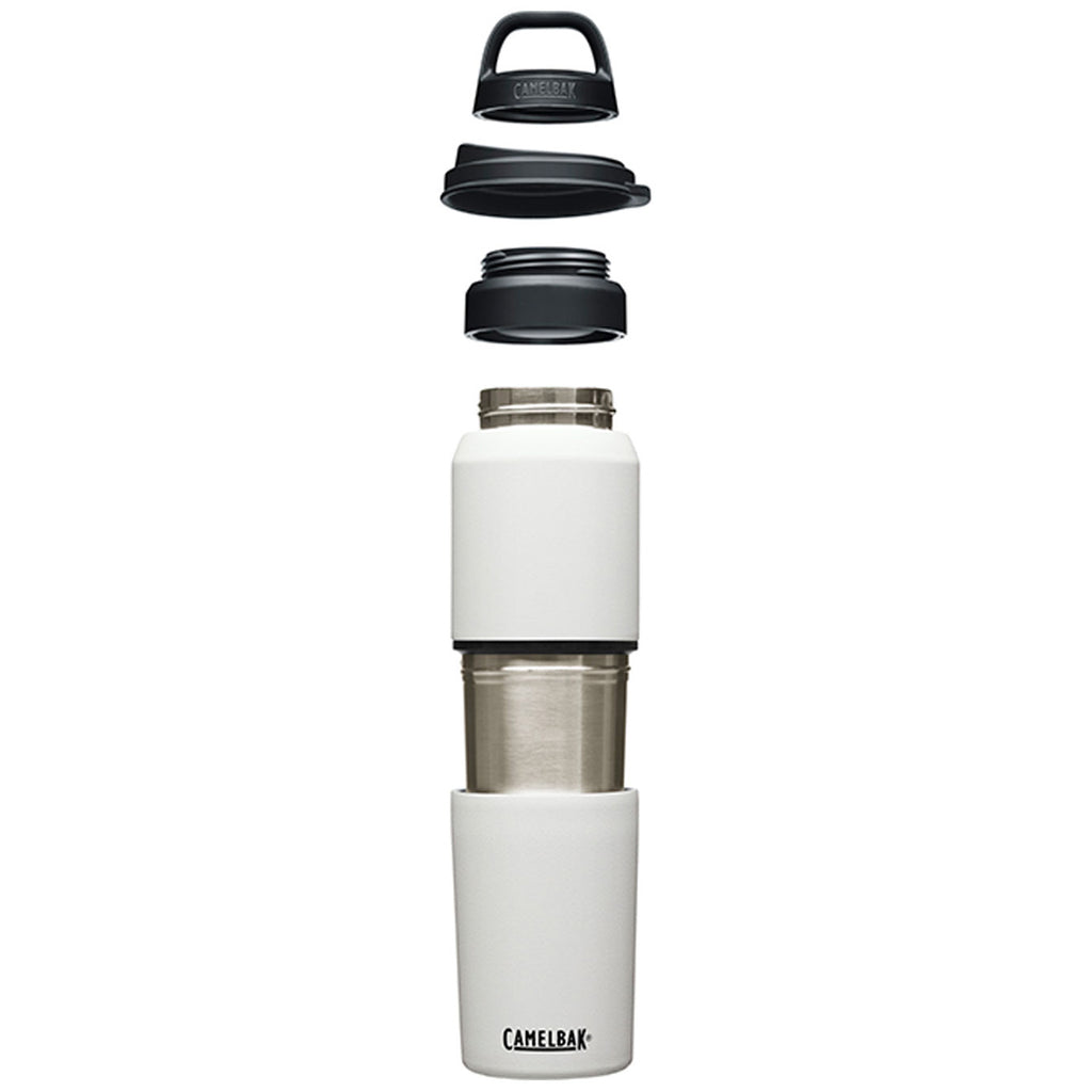 CamelBak White MultiBev 22oz Bottle & 16oz Cup Insulated SS