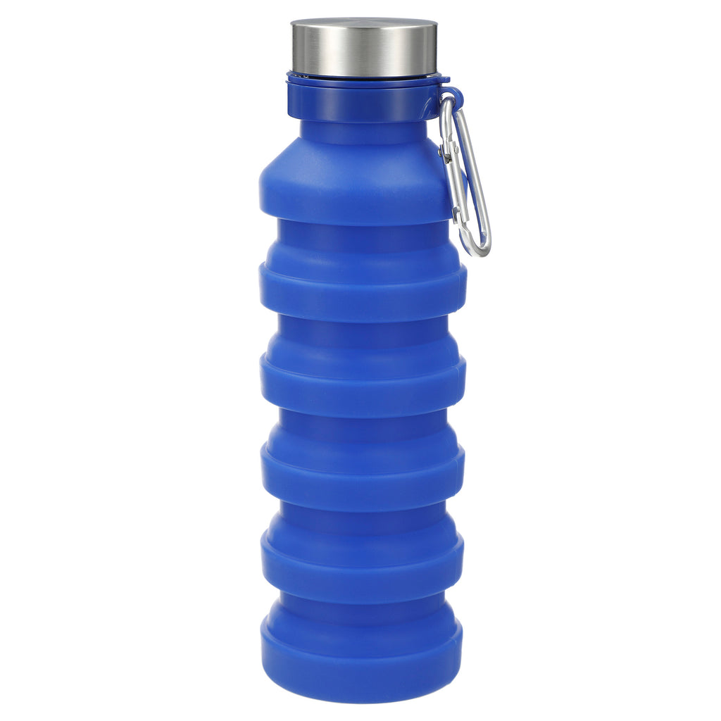 Leed's Blue Zigoo Silicone Collapsible Bottle 18oz