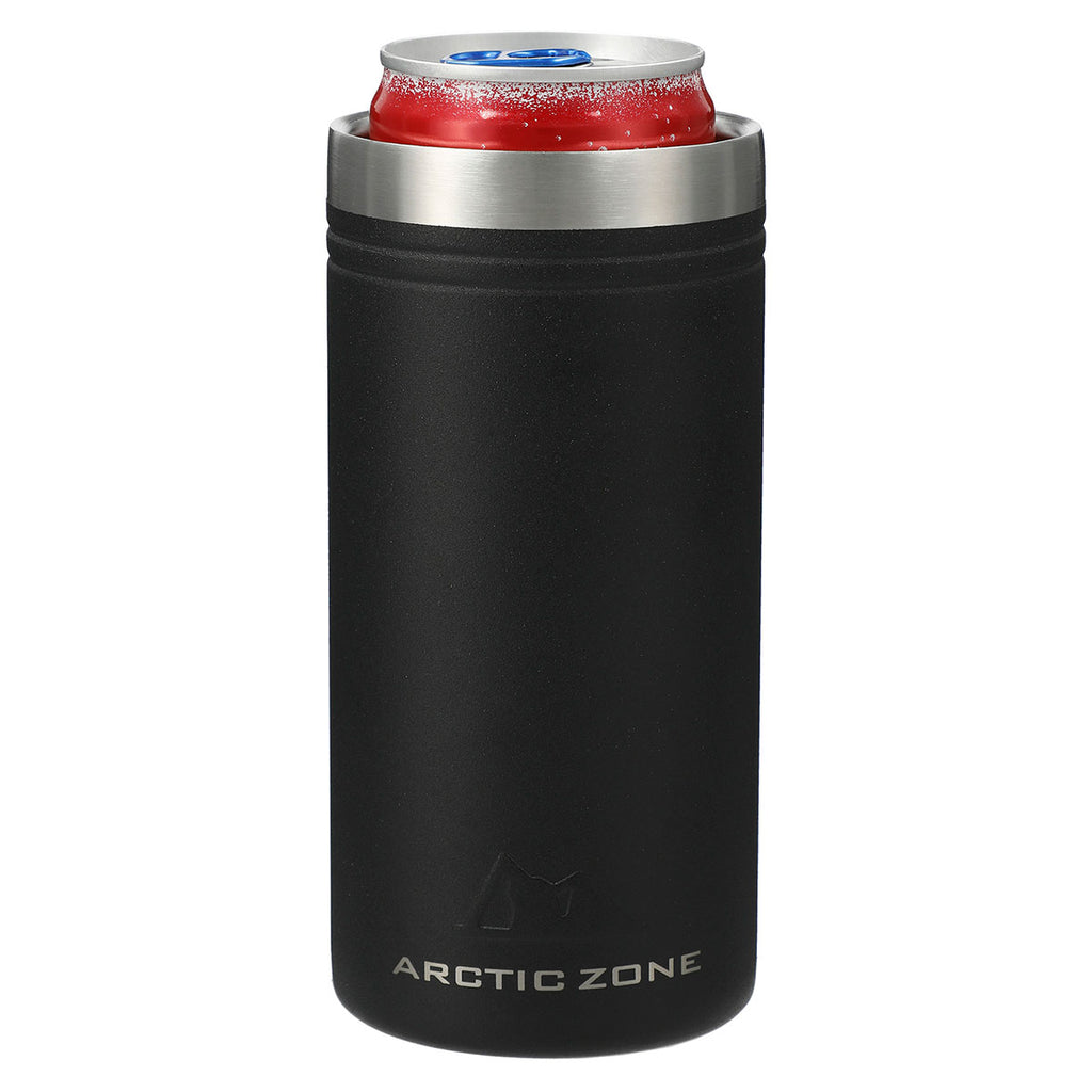 Arctic Zone Black Titan Thermal HP Slim Cooler 12oz