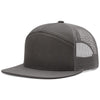 Richardson Charcoal Mesh Back 7 Panel Trucker Hat