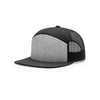 Richardson Alternate Heather Grey/Black Mesh Back 7 Panel Trucker Hat