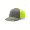 Richardson Charcoal/Neon Yellow On-Field Split Pulse SportMesh R-Flex Cap