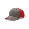 Richardson Charcoal/Red On-Field Split Pulse SportMesh R-Flex Cap