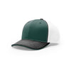 Richardson Dark Green/White/Black On-Field Tri-Color Pulse SportMesh R-Flex Cap