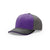 Richardson Purple/Charcoal/Black On-Field Tri-Color Pulse SportMesh R-Flex Cap