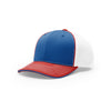 Richardson Royal/White/Red On-Field Tri-Color Pulse SportMesh R-Flex Cap