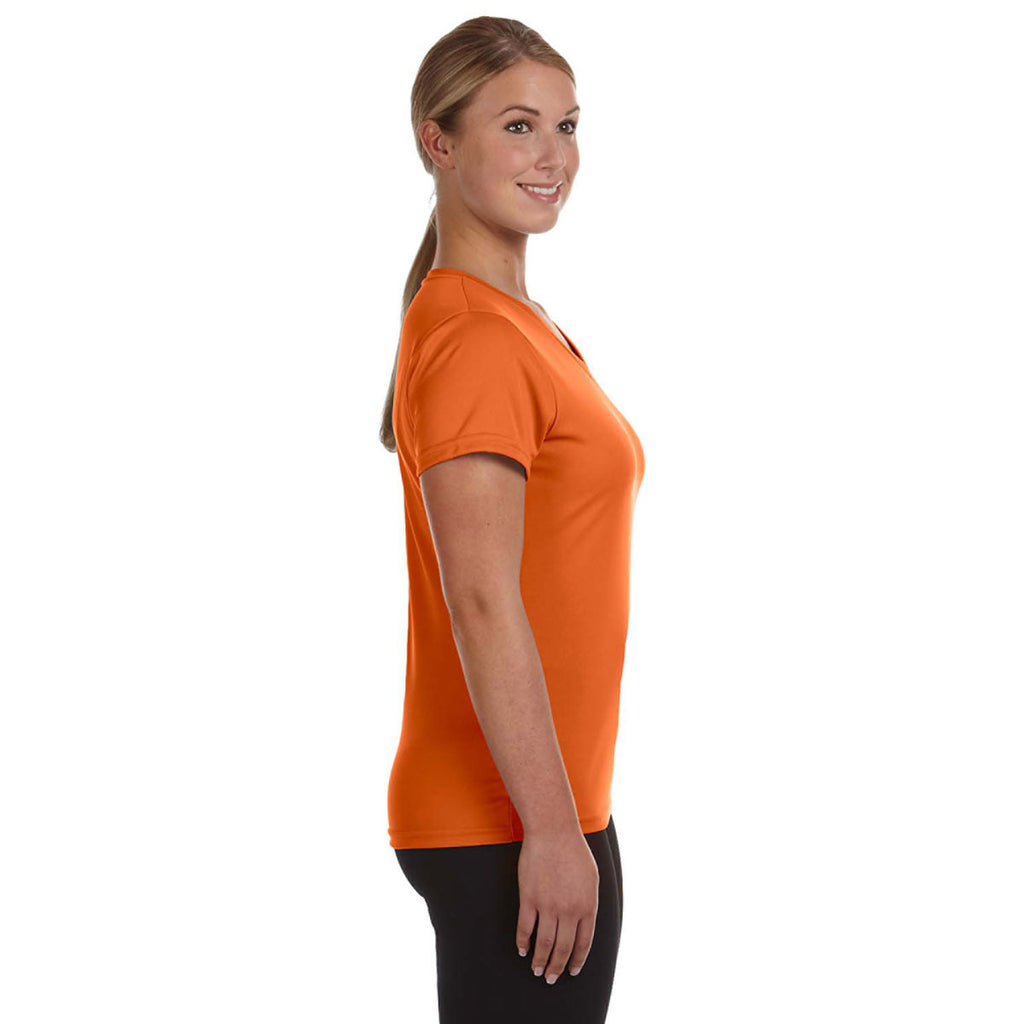 Augusta Sportswear Women's Orange Wicking-T-Shirt