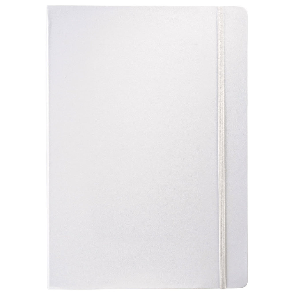 JournalBook White Ambassador Large Bound Notebook