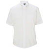 Edwards Men's White Pinpoint Oxford Short Sleeve Shirt