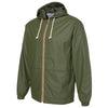 Weatherproof Men's Bronze Green Vintage Hooded Rain Jacket