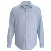 Edwards Men's Blue/White Stripe Pinpoint Oxford