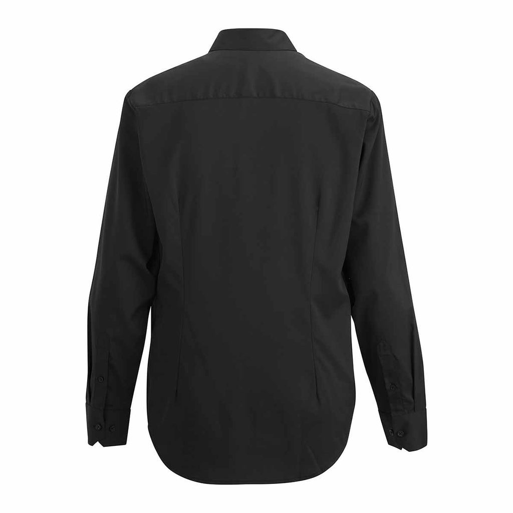 Edwards Men's Black Ultra Stretch Sustainable Dress Shirt