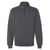 Russell Athletic Men's Black Heather Dri Power Quarter-Zip Cadet Collar Sweatshirt