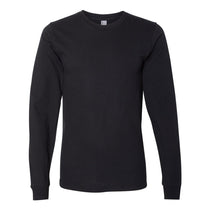 American Apparel Unisex Black Fine Jersey Long Sleeve T-Shirt