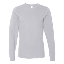 American Apparel Unisex Heather Grey Fine Jersey Long Sleeve T-Shirt