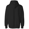 Weatherproof Men's Black Cross Weave Hooded Sweatshirt