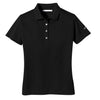 Nike Women's Black Tech Basic Dri-FIT Short Sleeve Polo