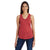 Threadfast Women's Red Blizzard Jersey Racer Tank