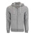 Old Navy Men's Light Heather Grey Core Full Zip Hoodie