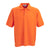 Vantage Men's Orange Soft-Blend Double-Tuck Pique Polo