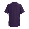 Vantage Women's Purple Soft-Blend Double-Tuck Pique Polo