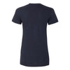 American Apparel Women's Navy Fine Jersey Short Sleeve T-Shirt