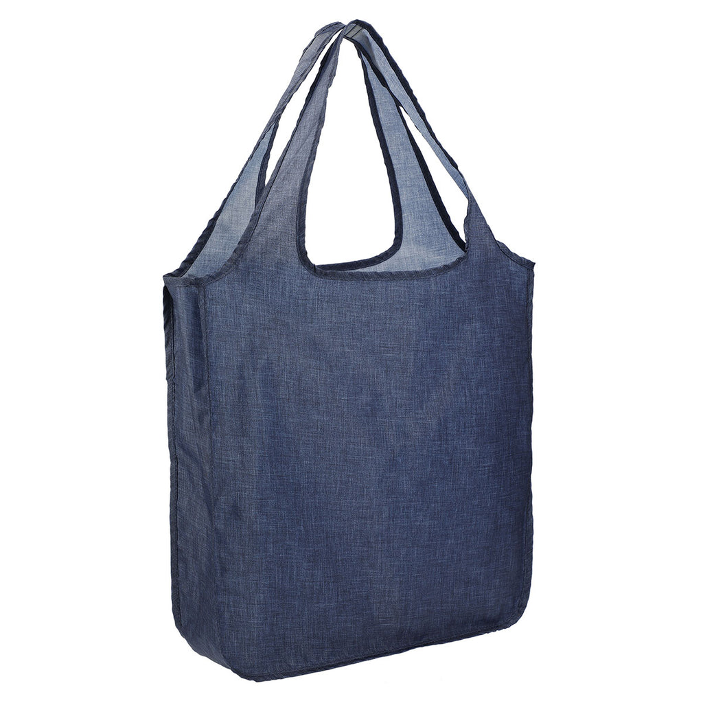 Leed's Navy Ash Recycled PET Large Shopper Tote