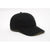 Pacific Headwear Black Velcro Adjustable Brushed Cotton Twill Cap