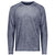 Holloway Men's Navy Heather Electrify Coolcore Long Sleeve Tee