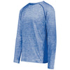 Holloway Men's Royal Heather Electrify Coolcore Long Sleeve Tee