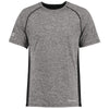 Holloway Men's Black Heather Electrify Coolcore Tee