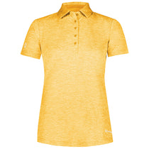 Holloway Women's Gold Heather Electrify Coolcore Polo