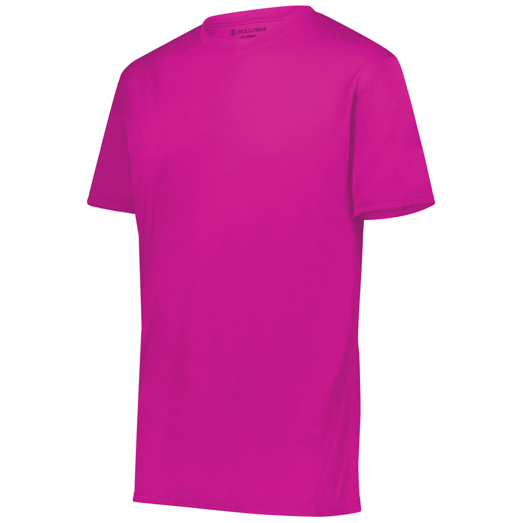 Holloway Men's Power Pink Momentum Tee