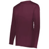 Holloway Men's Maroon Momentum Long Sleeve Tee