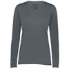 Holloway Women's Graphite Momentum Long Sleeve Tee