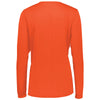 Holloway Women's Orange Momentum Long Sleeve Tee