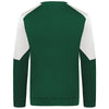 Holloway Men's Dark Green/White Momentum Team Fleece Crew