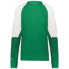 Holloway Women's Kelly/White Momentum Team Fleece Crew