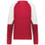 Holloway Women's Scarlet/White Momentum Team Fleece Crew