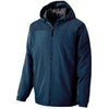 Holloway Men's Navy/Carbon Full Zip Bionic Hooded Jacket