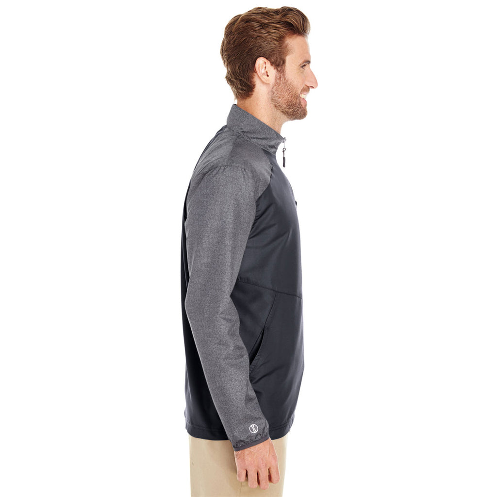 Holloway Men's Carbon Print/Black Raider Pullover