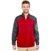 Holloway Men's Carbon Print/Scarlet Raider Pullover