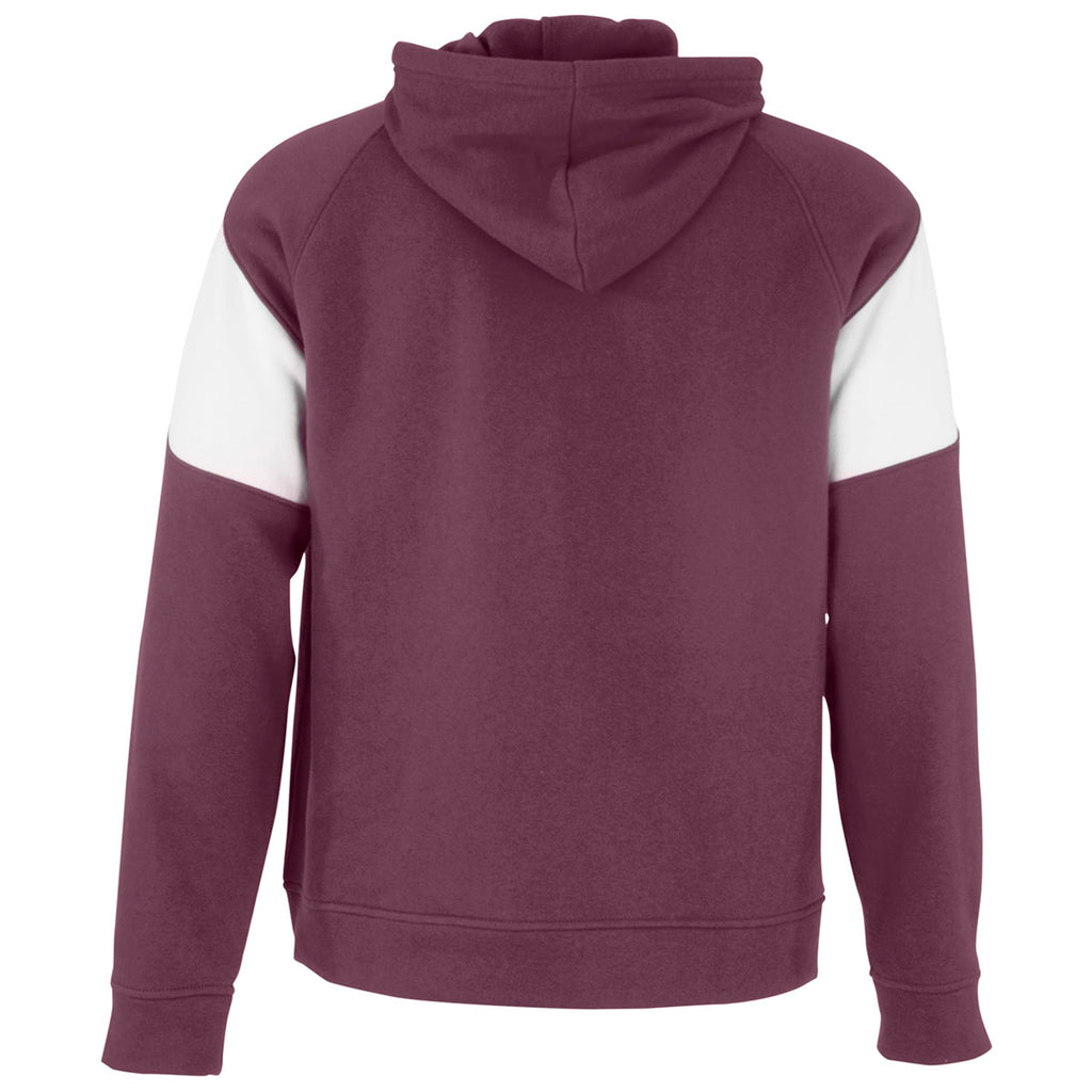 Holloway Men's Maroon/White Prospect Hoodie