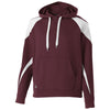 Holloway Men's Maroon/White Prospect Hoodie