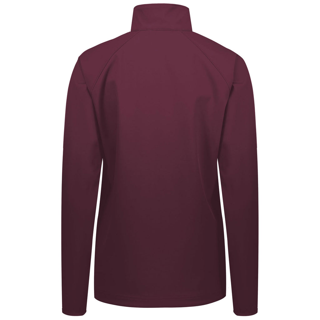 Holloway Women's Maroon Featherlight Soft Shell Jacket