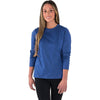 Charles River Women's Royal Comfort-Core Long-Sleeve Crew